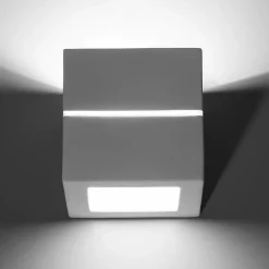 Applique en céramique 1 lampes 14x14x14cm Sollux