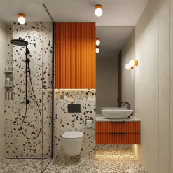 Applique en céramique émaillée/verre 1 lampes 12x16x12cm Sollux