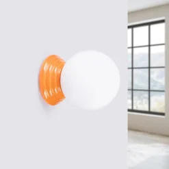 Applique en céramique émaillée/verre 1 lampes 12x16x12cm Sollux