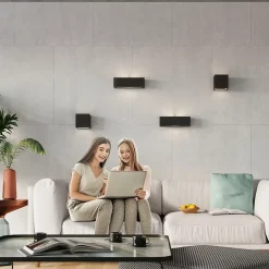 Applique en céramique/verre 1 lampes 32.5x9.5x9.5cm Sollux