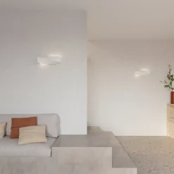 Applique en céramique/verre 1 ampoule 3000K - 42x12x14cm Sollux