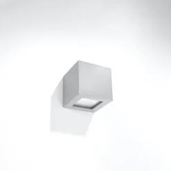 Applique en céramique/verre 1 ampoule 3000K - 14x14x14cm Sollux