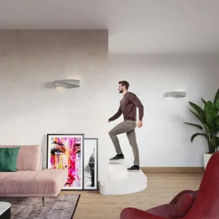 Applique en céramique/verre 1 lampes 42x12x14cm Sollux