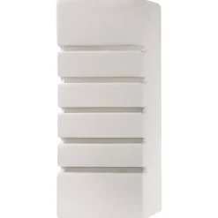 Applique en céramique/verre 1 ampoule 3000K - 10.5x10.5x26cm Sollux