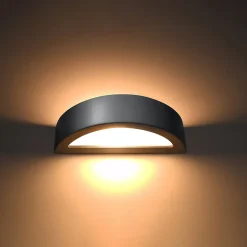 Applique en céramique/verre 1 ampoule 3000K - 40.5x14.5x10cm Sollux