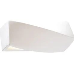 Applique en céramique/verre 1 ampoule 3000K - 35x16x12cm Sollux