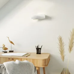 Applique en céramique/verre 1 ampoule 3000K - 35x16x12cm Sollux