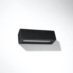 Applique en céramique/verre 1 ampoule 4000K - 32.5x9.5x9.5cm Sollux