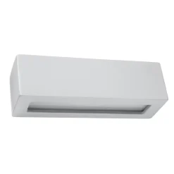 Applique en céramique/verre 1 ampoule 4000K - 32.5x9.5x9.5cm Sollux