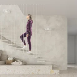 Applique en céramique/verre 1 ampoule 4000K - 40x15x10cm Sollux