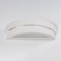 Applique en céramique/verre 1 ampoule 4000K - 40x15x10cm Sollux