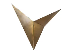 Applique en métal - L. 34 x P. 5 x H. 34 cm - Doré - BIRDO