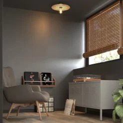 Applique en rotin Ø40cm GoodHome Tonkin