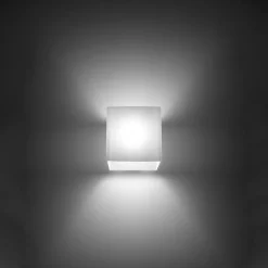 Applique en verre 1 lampes 10x12x10cm Sollux