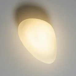 Applique en verre blanc opalin - Veglia