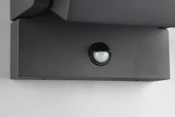 Applique Extérieure LED 10W, 1000Lm, 3000K, Anthracite, Détecteur de Mouvement - Trio - Kansas