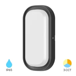 Applique extérieure LED 18W 3en1 IP65 Noir