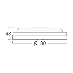 Applique extérieure LED 12W 3en1 IP65 Blanc