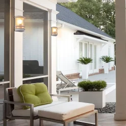 Applique extérieure murale 20 W IP44 blanc H.25 cm Little Garden Cagliari