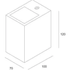 Applique intérieure blanche - Deko Light - Giorgia