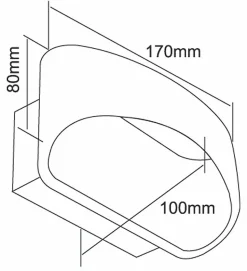 Applique intérieure Led métal blanc Acamar - Deko Light