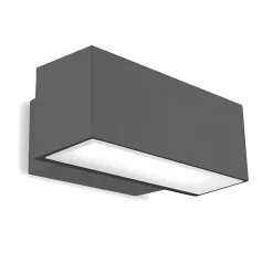APPLIQUE IP66 AFRODITA EMERGENCY LED 19W BLANC NEUTRE - 4 000 K ON-OFF GRIS URBA