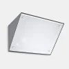 APPLIQUE IP65 CURIE GLASS 260MM E27 60W GRIS URBAIN