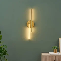 Applique laiton aux lignes épurées 80 cm - Pia