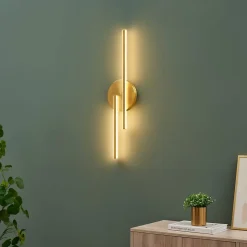 Applique laiton aux lignes épurées 80 cm - Pia