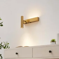 Applique laiton tête de lit liseuse gauche avec interrupteur - Lodvi - GAUCHE