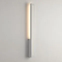 Applique LED blanche rectangulaire à éclairage indirect IP54 - Noméris