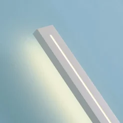 Applique LED blanche rectangulaire à éclairage indirect IP54 - Noméris