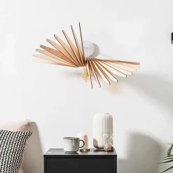 Applique Led bois - Atelier Loupiote - Albatros