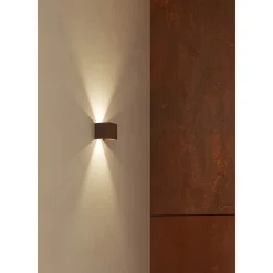 Applique LED Corten IP54 6,8W à ailettes orientables 4000k