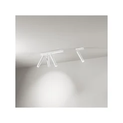 Applique LED cylindrique orientable 3 lumières BAMBU Blanc Perenz