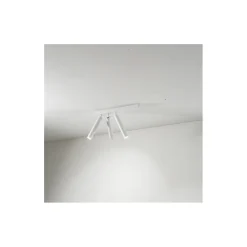 Applique LED cylindrique orientable 3 lumières BAMBU Blanc Perenz