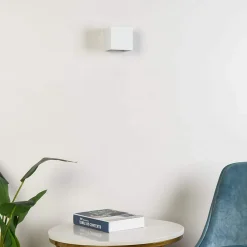 Applique LED design extérieur - blanc - angle ajustable - Cubic