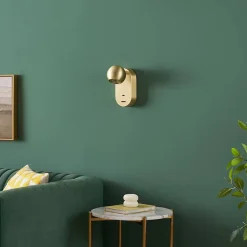 Applique LED dorée chic au style raffiné - Yvan