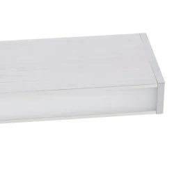 Applique LED DUBAI aluminium plastique LED fixes 45 cm pour entrees couloirs et grandes surfaces murales