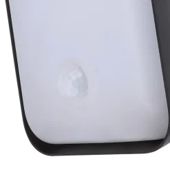 Applique LED extérieure noir 15 W 1700 lm blanc neutre IP54 détecteur de mouvement, GoodHome Wendland