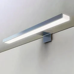 Applique LED GUE 10W, 30 cm, finition chrome brillant, 6000 K, en aluminium Kibath