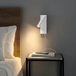 Applique LED liseuse avec port USB - Tofino