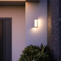 Applique LED Murale Extérieure Noire 24W Température de Lumière Variable - 3000K/4000K/6000K - SILAMP