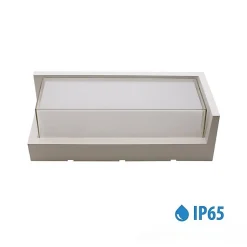 Applique LED Murale Extérieure Blanche 24W Température de Couleur Variable - 3000K/4000K/6000K - SILAMP