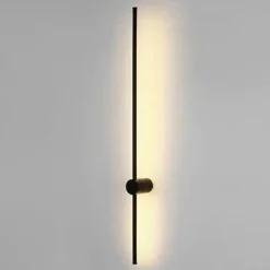 Applique Led murale intérieure métal noire - Optonica