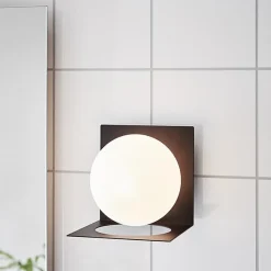 Applique Led murale étanche design Joakim Thedin noire - Markslöjd - Zenit