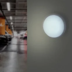 Applique LED Murale 20W Blanche Ronde IP65 (Pack de 10) - Blanc Froid 6000K - 8000K - SILAMP