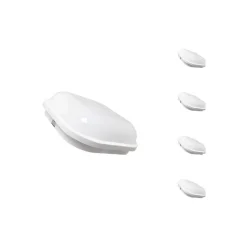 Applique LED Murale 20W Blanche Carré IP65 (Pack de 5) - Blanc Froid 6000K - 8000K - SILAMP