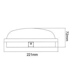 Applique LED Murale 20W Blanche Ronde IP65 (Pack de 10) - Blanc Neutre 4000K - 5500K - SILAMP