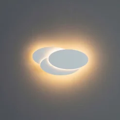 Applique LED ovale blanche - Triple Lunar